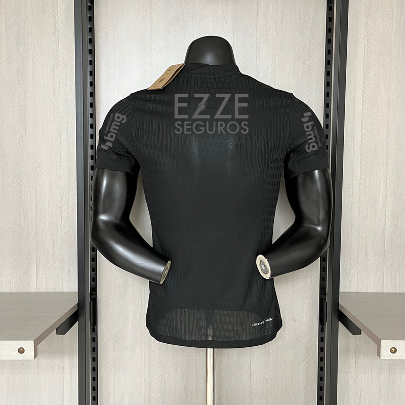 Camisa Corinthians 24/25 Home 1 All Black + Patrocínio Versão Jogador