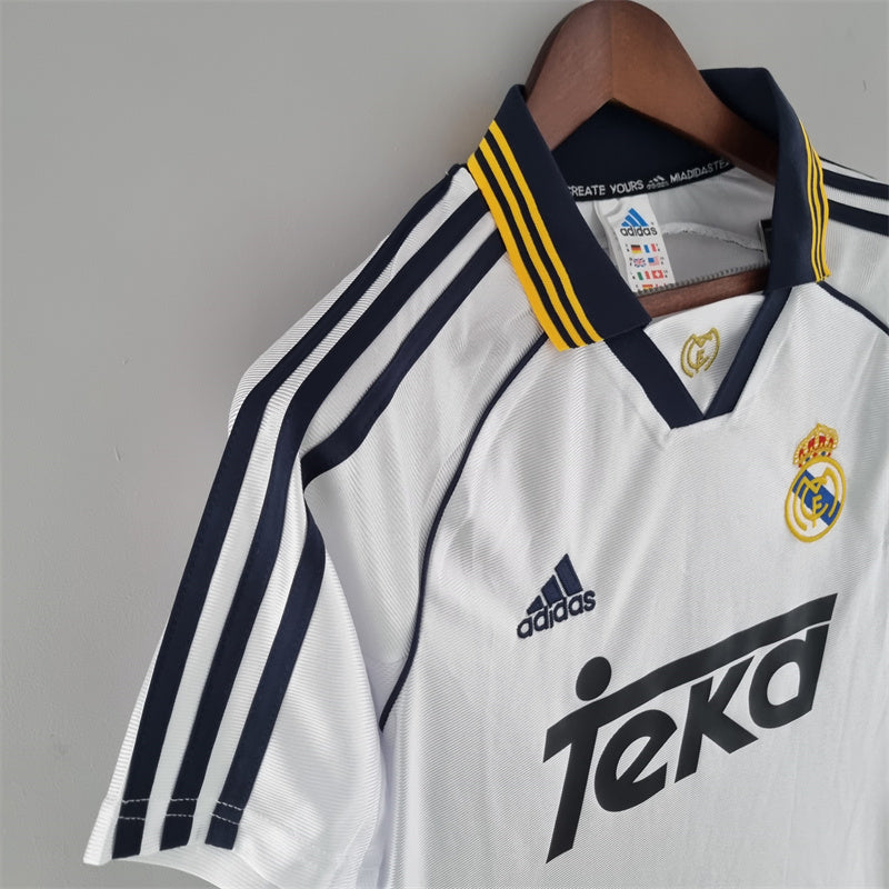 Camisa Real Madrid Branco RETRÔ 2000