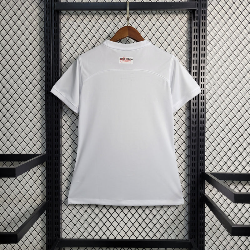 Camisa Corinthians Branco 23/24 Home 1 - Feminino