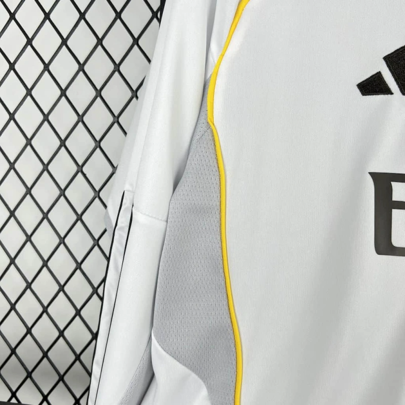 Camisa Real Madrid Branco 25/26 Home 1 - Manga Larga