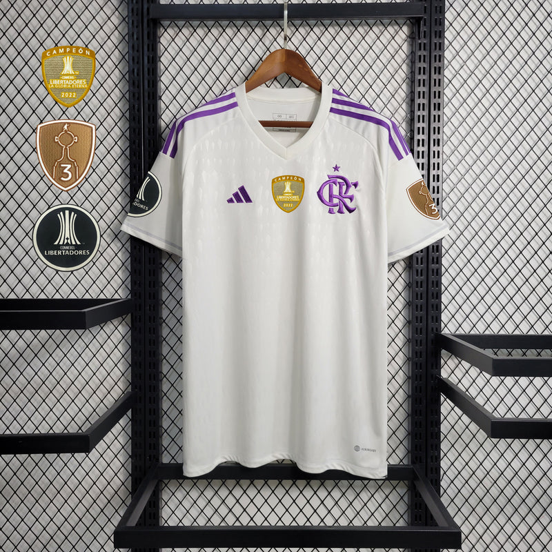 Camisa Flamengo +All sponsors Especial Edition Roxa