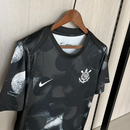 Camisa Corinthians Preta 25/26 Pré Jogo