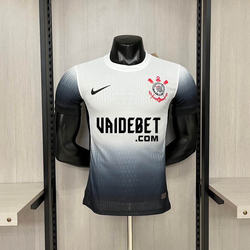 Camisa Corinthians 24/25 Home 1 Versão Jogador + Patrocínios