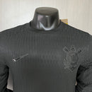 Camisa Corinthians All Black 24/25 Home 2 - Versão Jogador de Manga Longa