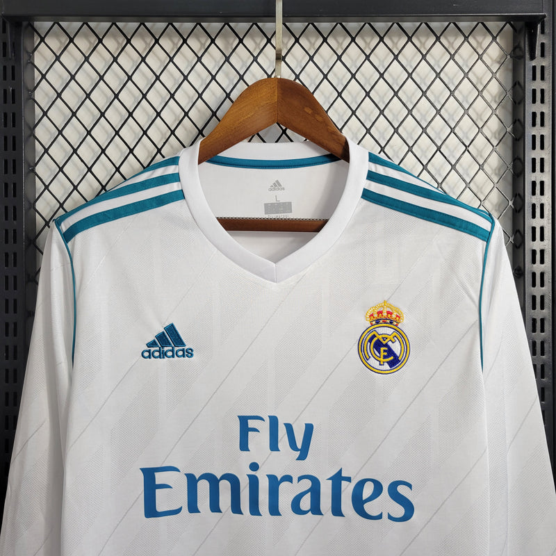Camisa Real Madrid 17/18 Home 1 - Manga Longa