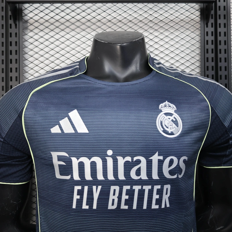 Camisa Real Madrid Azul 25/26 Home 2 - Versão Jogador