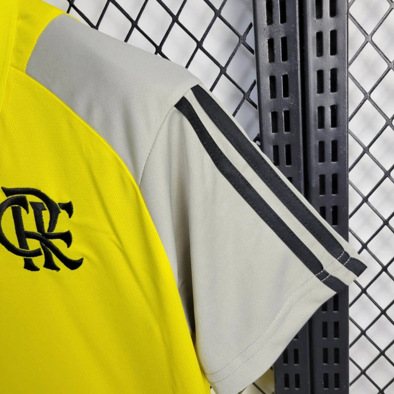 Camisa 24/25 Flamengo Amarela Polo Torcedor