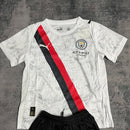 Conjunto Infantil Manchester City II 2025/26 Branco
