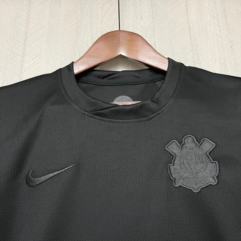 Conjunto Infantil Corinthians All Black 24/25 - Home 2
