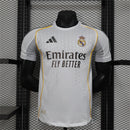 Camisa Real Madrid Branco 25/26 Home 1 - Versão Jogador