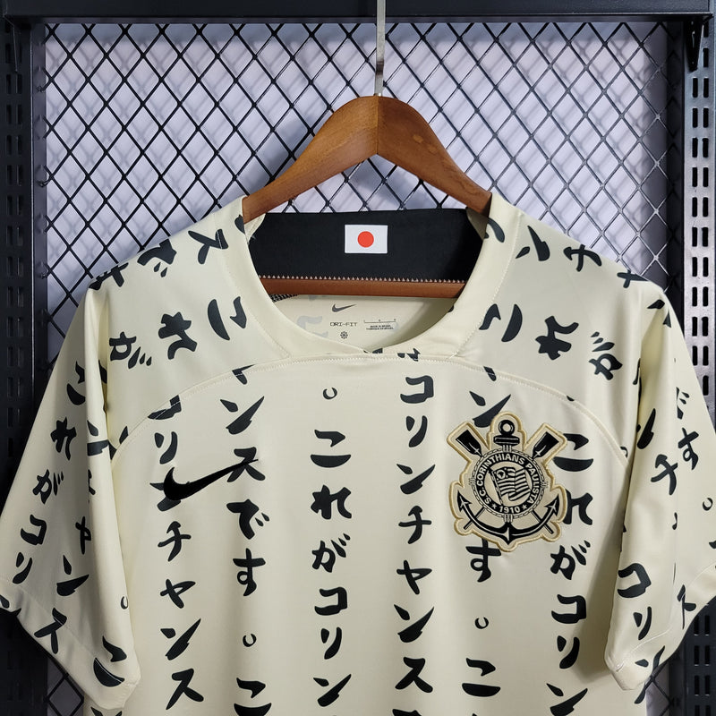 Camisa Corinthians Bege 22/23 Home 2 - Edição Campeão Mundial