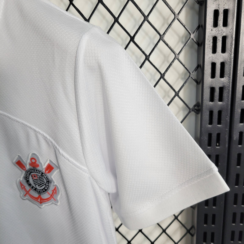 Conjunto Infantil Corinthians Branco 23/24 - Home1