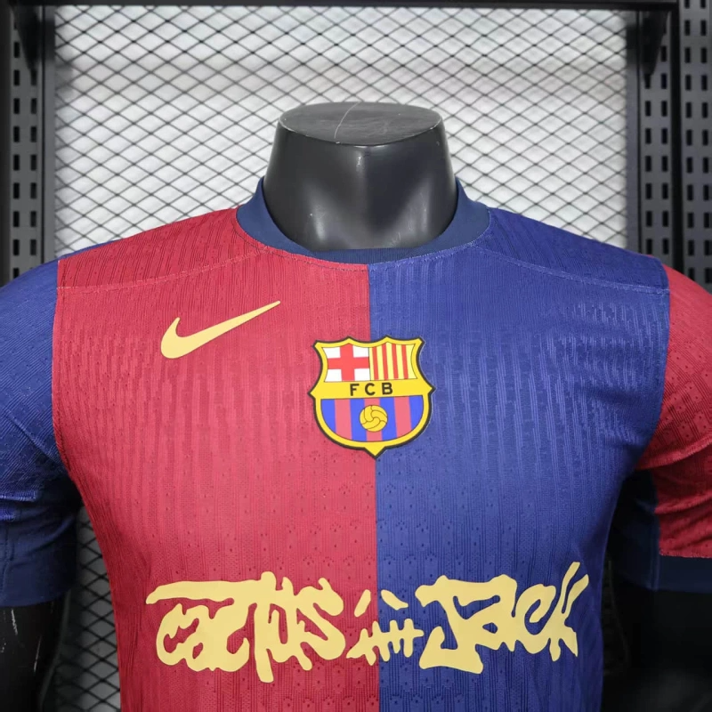 Camisa Barcelona x Travis Scott 24/25 Casa 1 - Versão Jogador