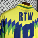 Camisa 1995 Retro Brasil Amarela Corteiz
