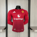 Camisa Manchester United Versão Jogador de Manga Longa - 24/25 Home 1