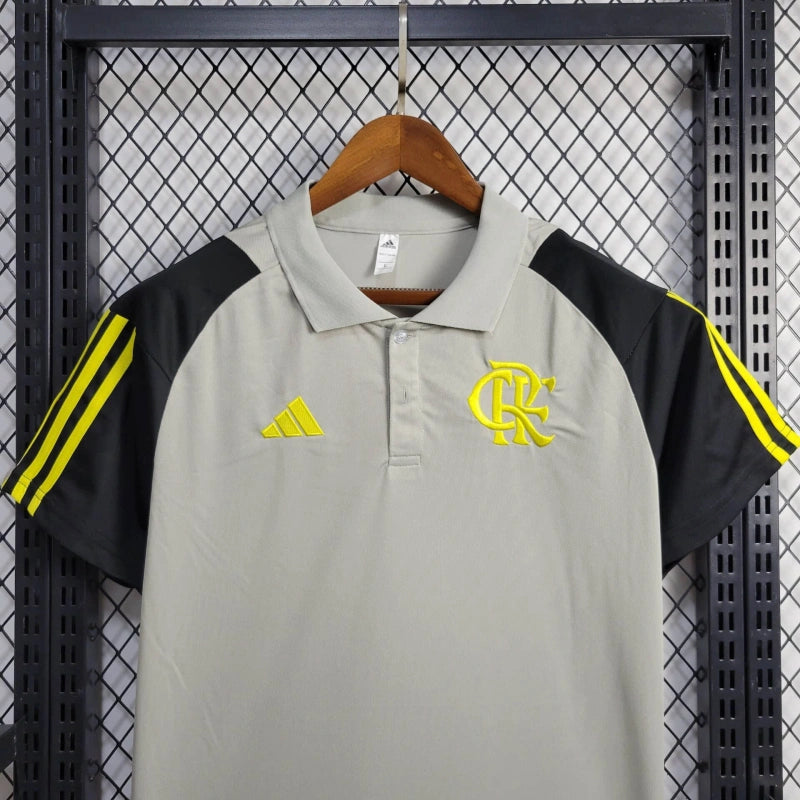 Camisa 24/25 Flamengo Cinza Polo Torcedor