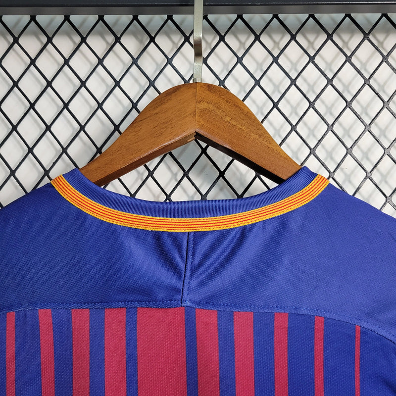 Camisa Retro 17/18 Barcelona Home