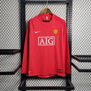 Camisa Manchester United 07/08 Retro Jogador Manga Longa