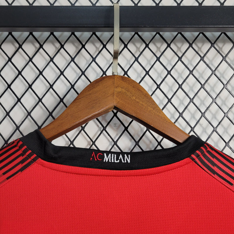 Camisa AC Milan - 23/24 Home 1 - Manga Longa
