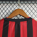 Camisa 03/14 Ac Milan Retro Manga Longa