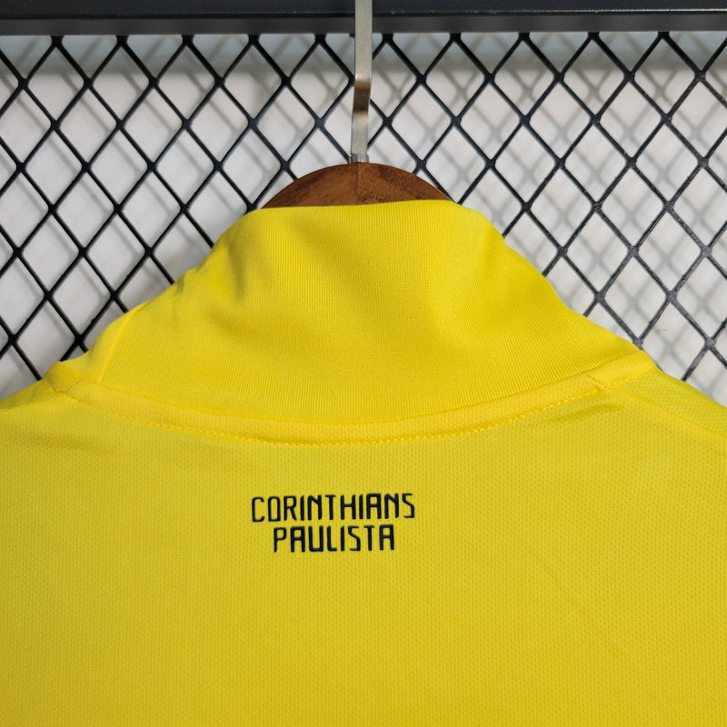 Camisa Corinthians Amarelo RETRÔ 14/15 Goleiro