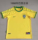 Camisa 1998 Retro Brasil Amarelo