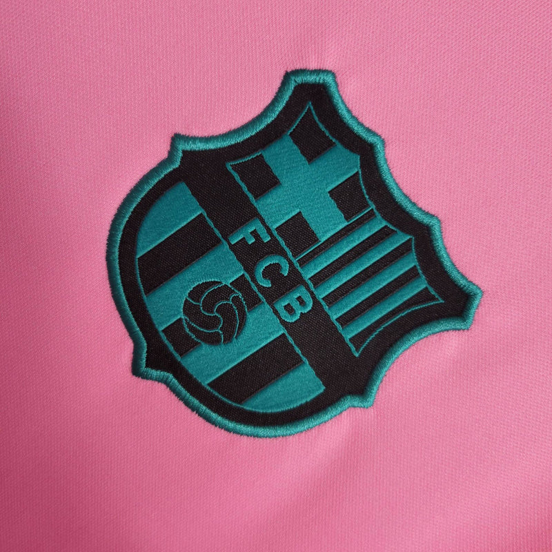 Camisa Barcelona Rosa 20/21 Home 3