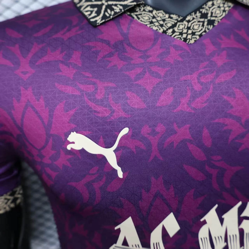 Camisa AC Milan - Versão Jogador - 25/26 - Edição Especial roxo