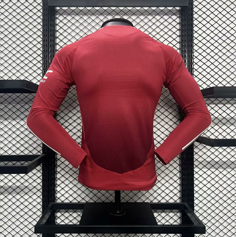 Camisa Manchester United Versão Jogador Manga Longa - 24/25 Home 1