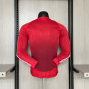 Camisa Manchester United Versão Jogador de Manga Longa - 24/25 Home 1