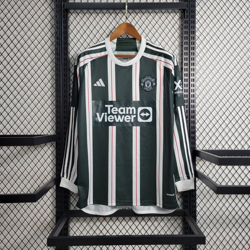 Camisa Manchester United 23/24 Home 4 - Manga Longa