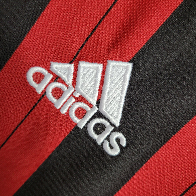 Camisa 03/14 Ac Milan Retro Manga Longa