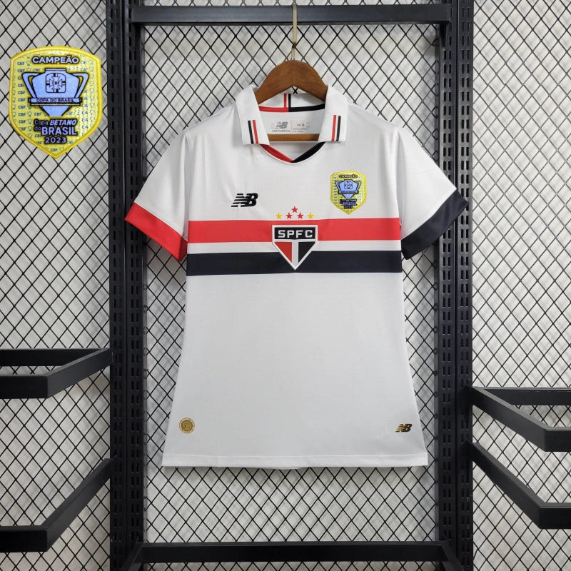 Camisa 24/25 Feminina São Paulo + Patrocínio