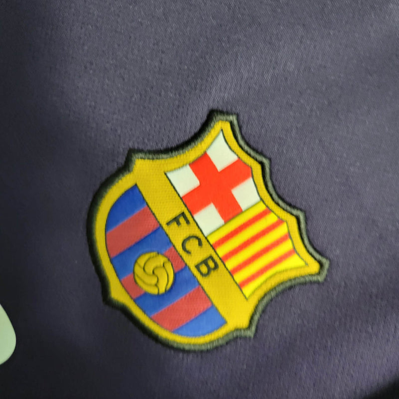 Camisa Barcelona RETRÔ 16/17 Home 2 Manga Longa