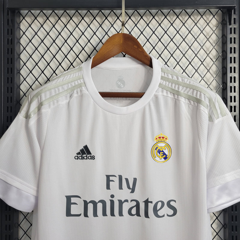 Camisa Real Madrid Branco RETRÔ 15/16