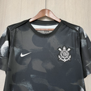 Camisa Corinthians Preta 25/26 Pré Jogo
