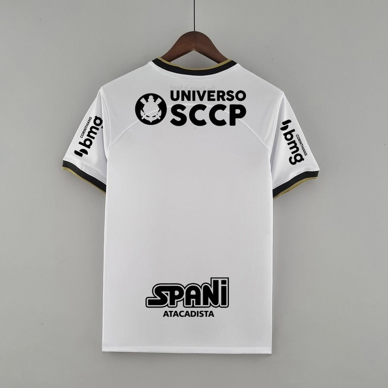 Camisa Corinthians Branca 22/23 Casa 1 + Patrocínio