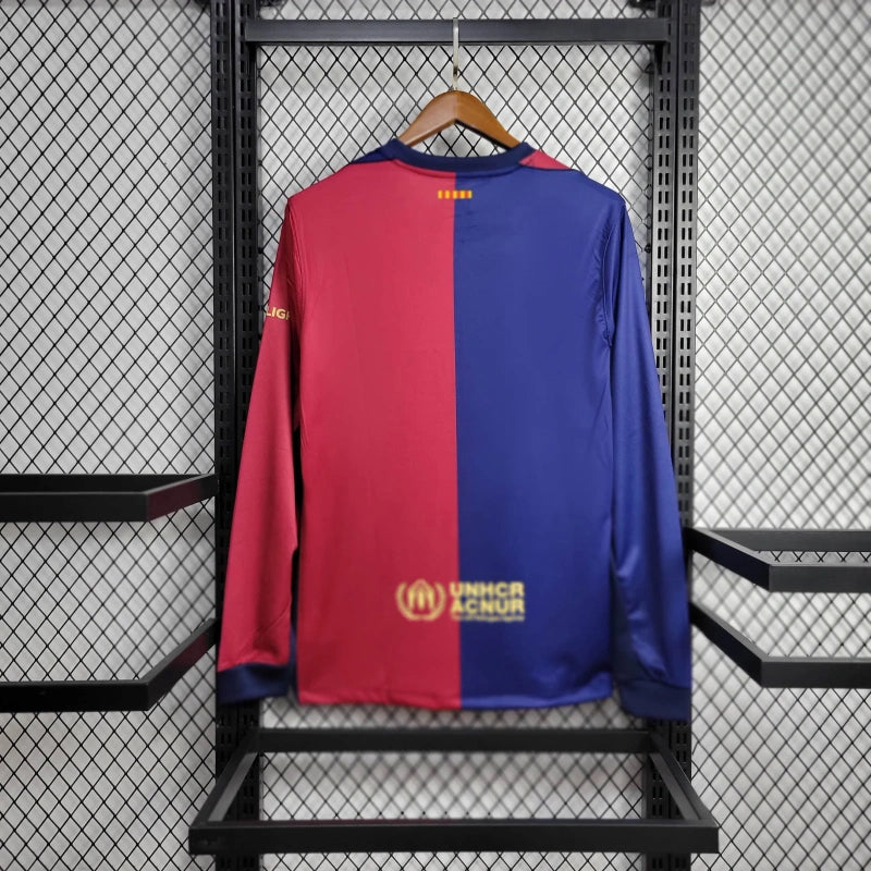 Camisa Barcelona 24/25 Home 1 - Manga Longa
