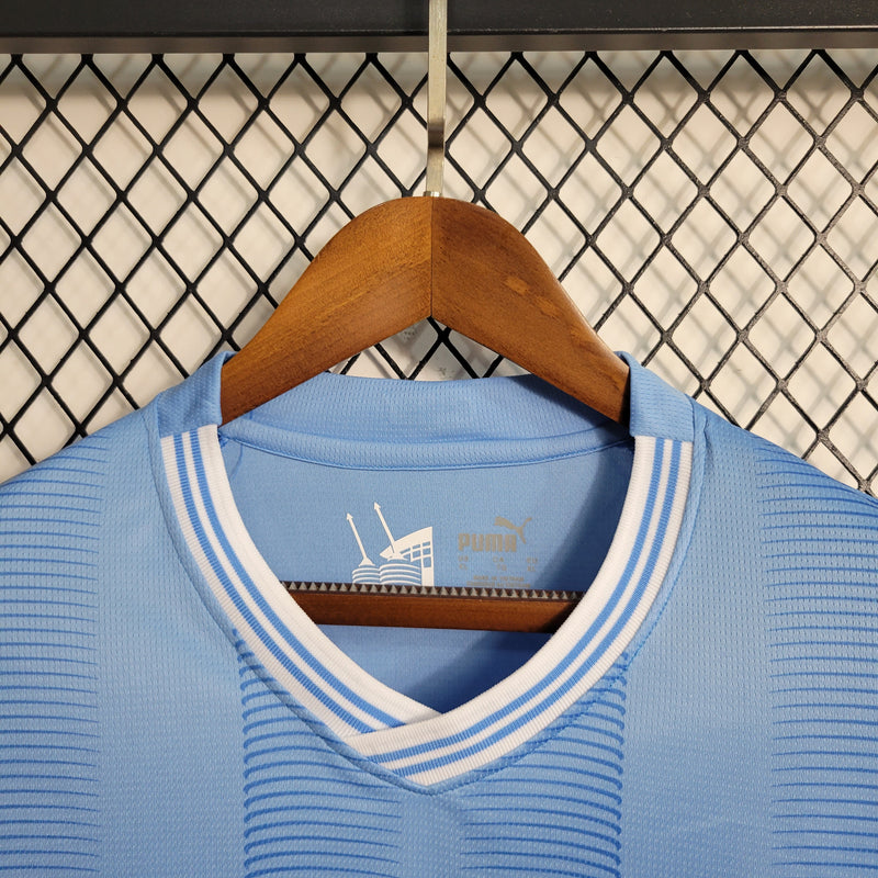 Camisa Manchester City - 23/24 Home 1 - Manga Longa