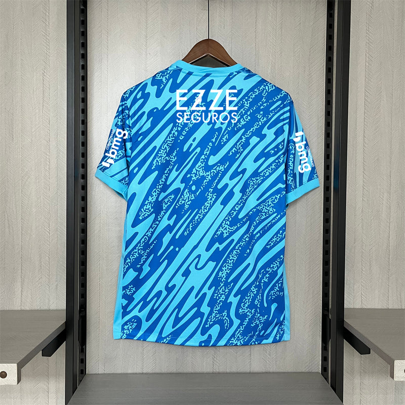 Camisa Corinthians Azul 24/25 Goleiro + Patorcínios