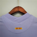 Camisa Barcelona Roxo 21/22 Holográfico Home 3