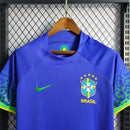 Camisa 22/23 Brasil Torcedor Copa do Mundo Azul