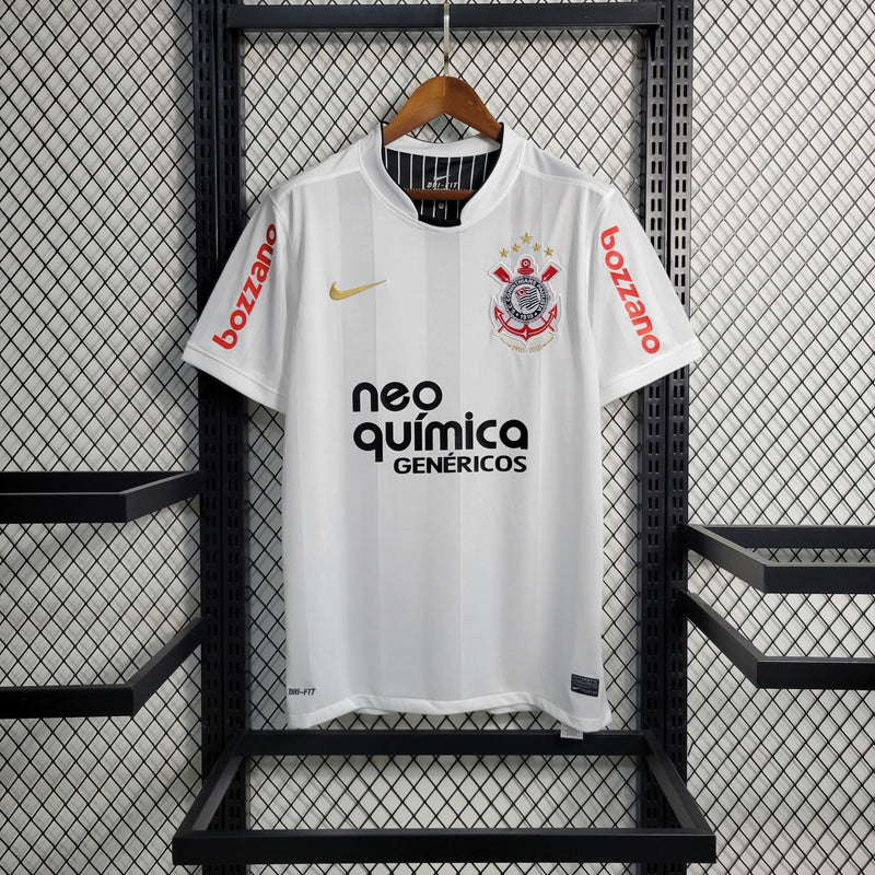 Camisa Corinthians Preta RETRÔ 2012 Branca