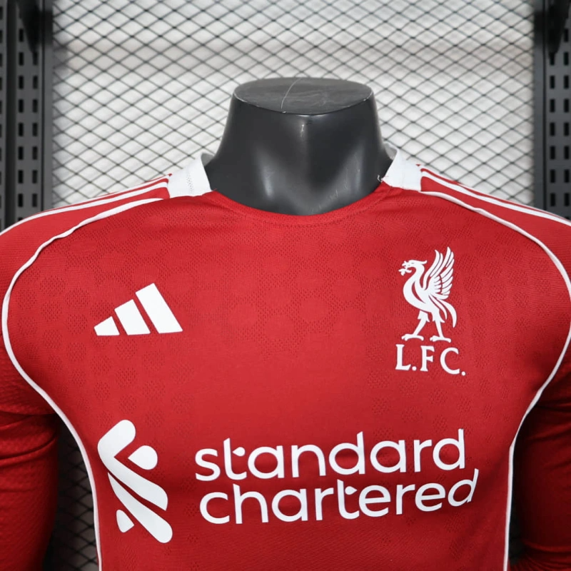 Camisa 25/26 Liverpool Jogador Manga Longa