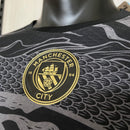 Camisa Manchester City - Versão Jogador 24/25 Edição Especial Black Dragon