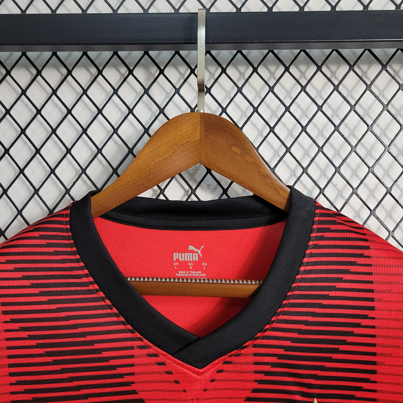 Camisa AC Milan - 23/24 Home 1 - Manga Longa