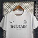 Camisa PSG 23/24 Edição Especial Balmain Branco