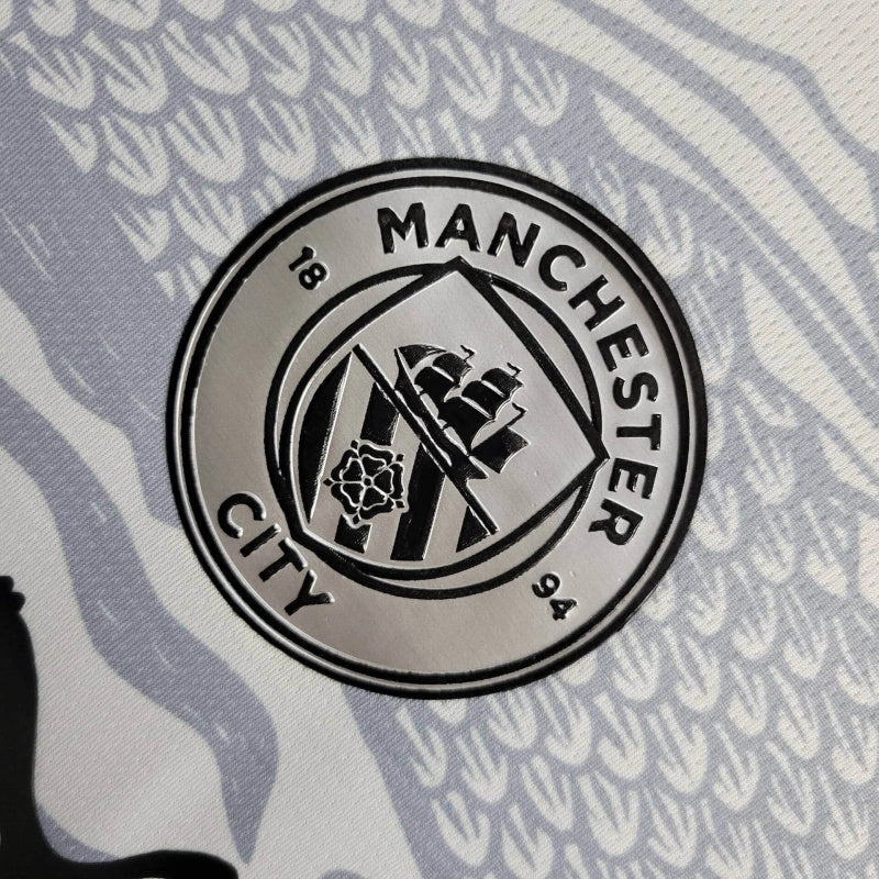 Camisa Manchester City - 24/25 Edição Especial Silver Dragon