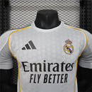 Camisa Real Madrid Branco 25/26 Home 1 - Versão Jogador