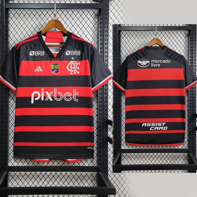Camisa 24/25 Flamengo Patch + All sponsored Torcedor